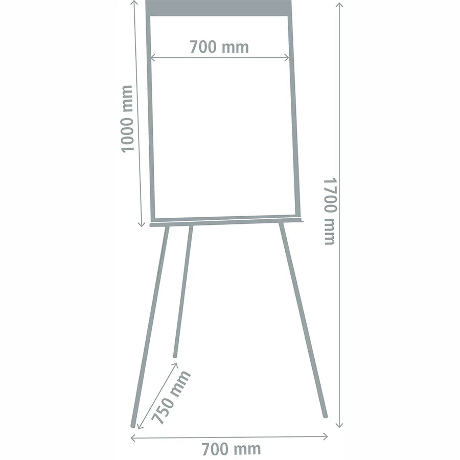 Magnetic Telescopic Flip Chart Easel