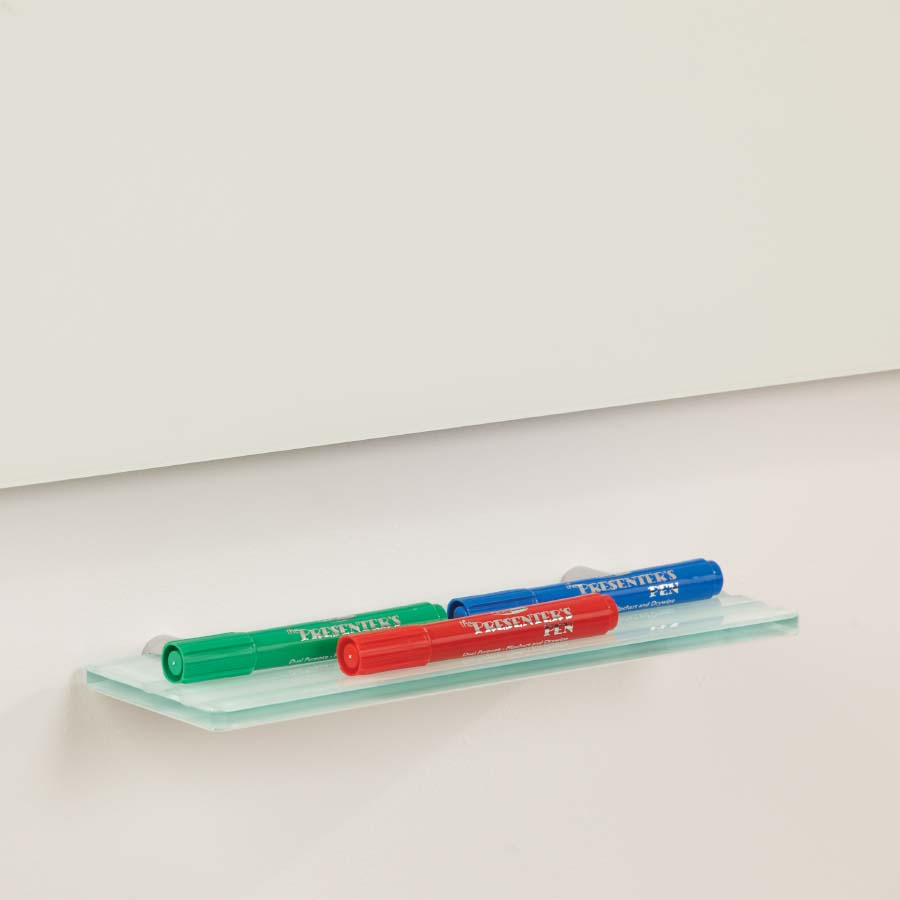 WriteOn® Glass Whiteboard Pen Tray