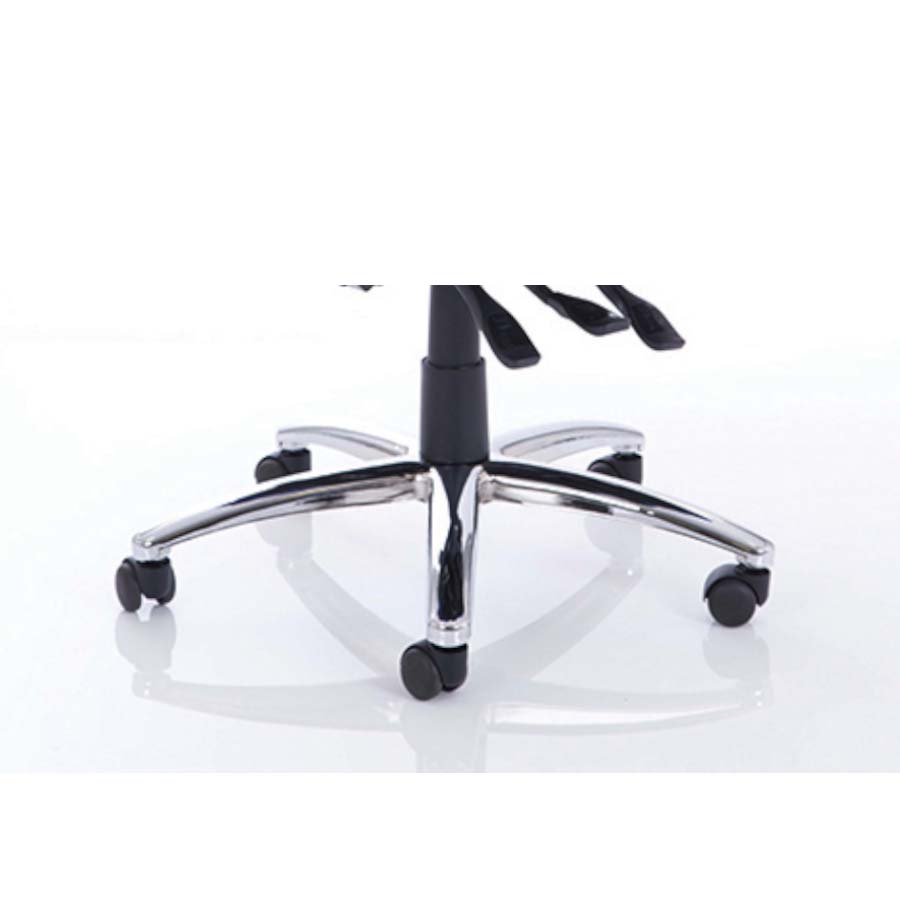 Operator Chair Optional Polished Aluminium Base