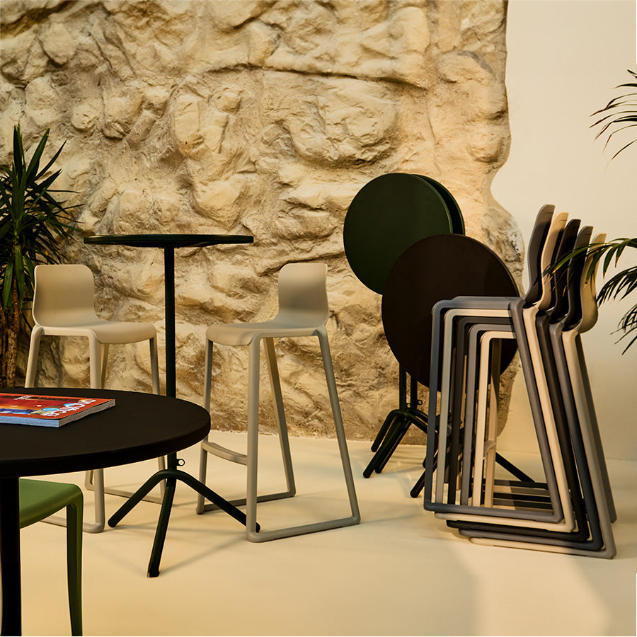 Hatton One Piece Midi or High Back Stool