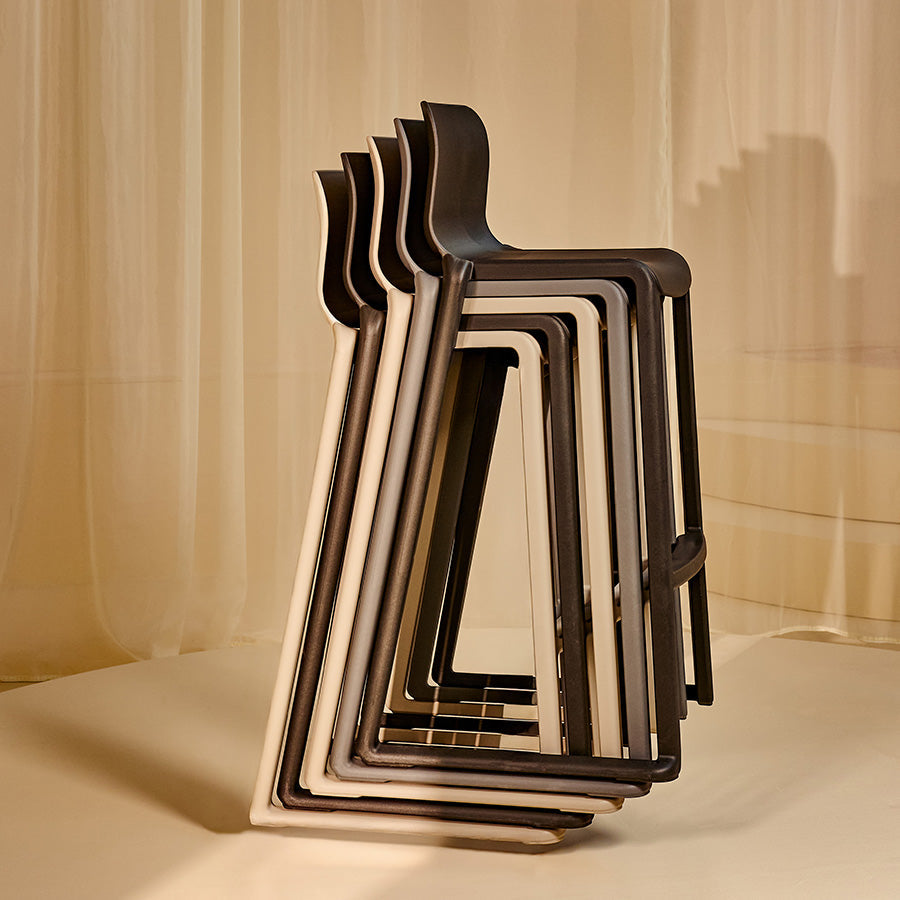Hatton One Piece Midi or High Back Stool