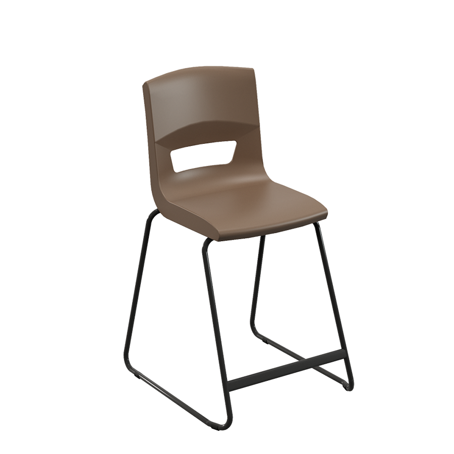 Postura+ High Back Stool - Naturals