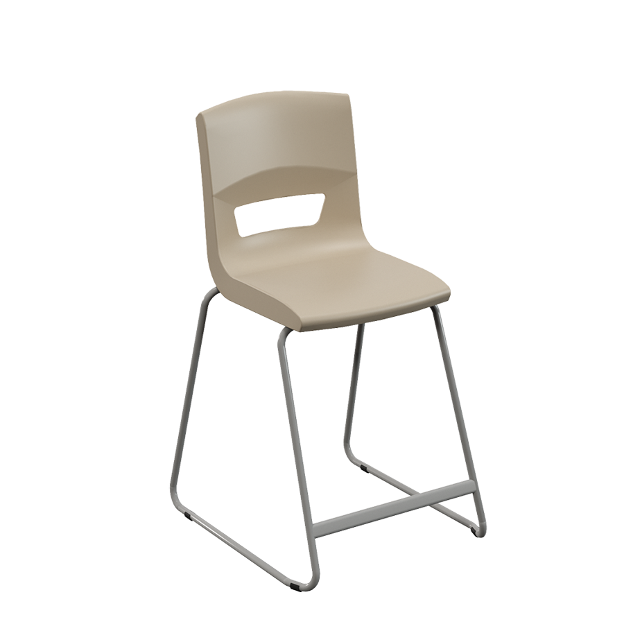 Postura+ High Back Stool - Naturals