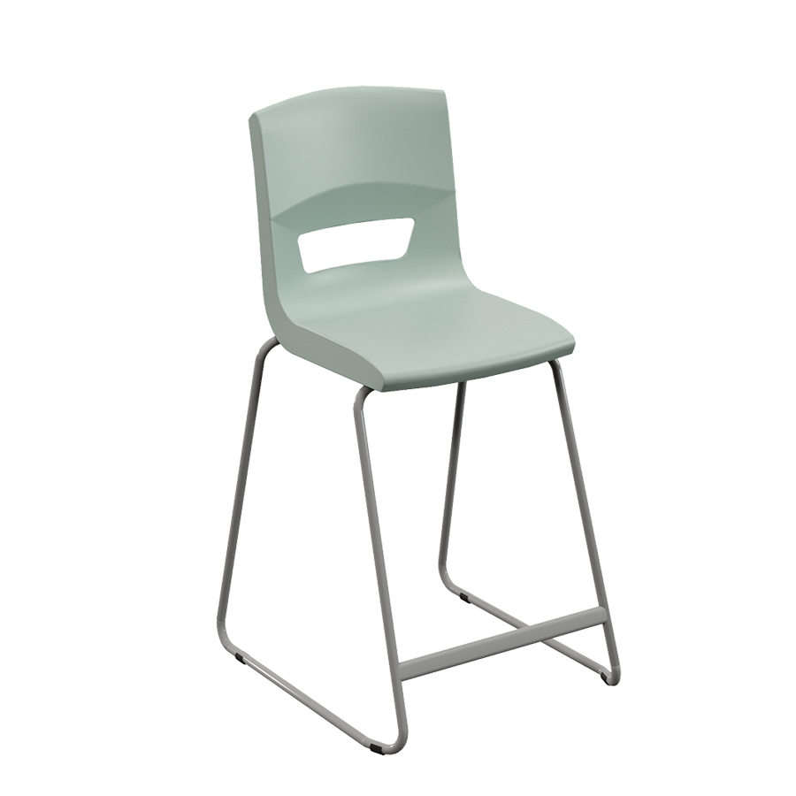 Postura+ High Back Stool - Naturals