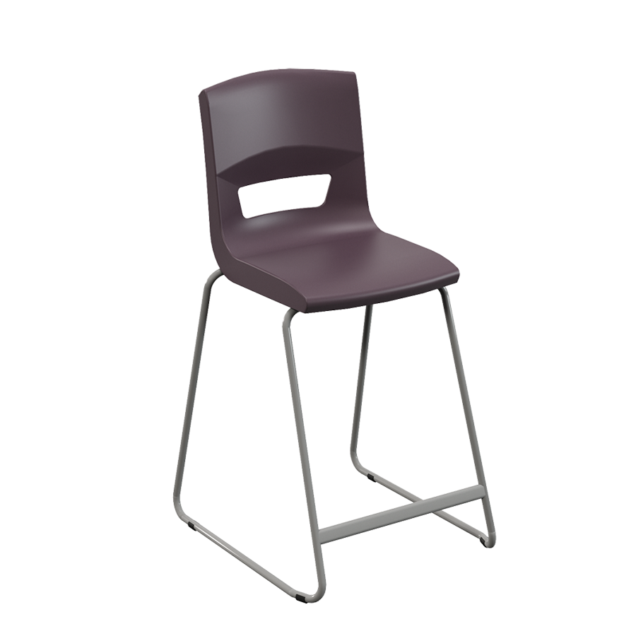 Postura+ High Back Stool - Naturals
