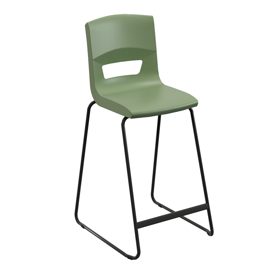 Postura+ High Back Stool - Naturals