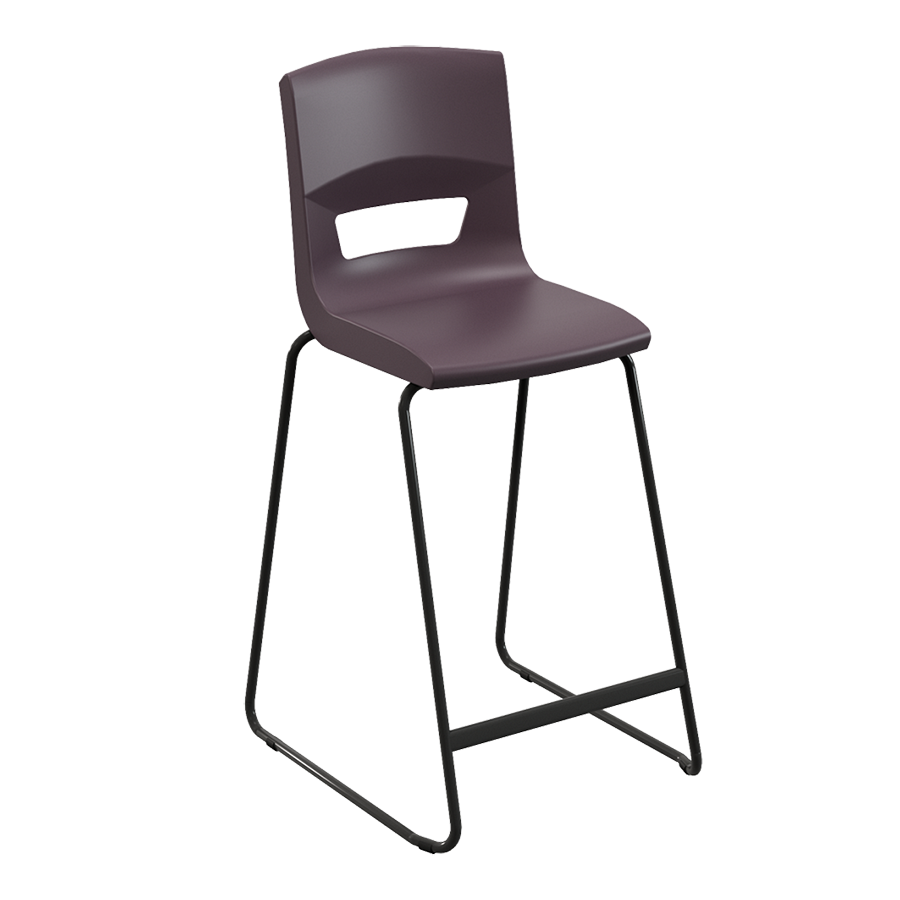 Postura+ High Back Stool - Naturals