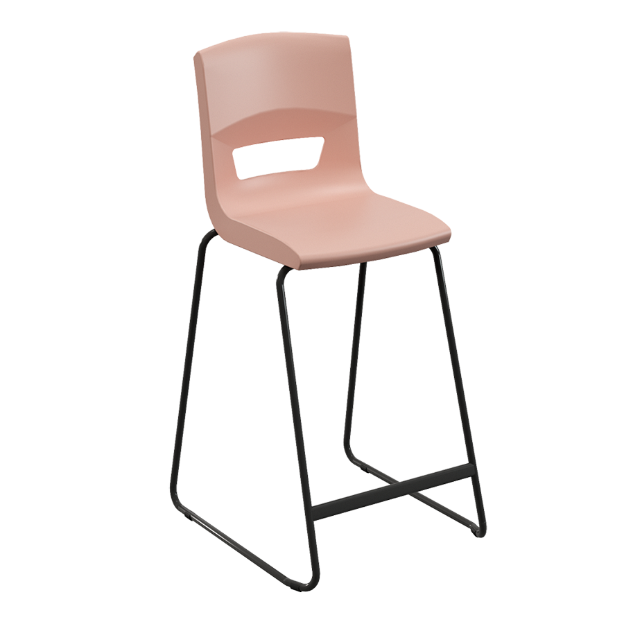 Postura+ High Back Stool - Naturals