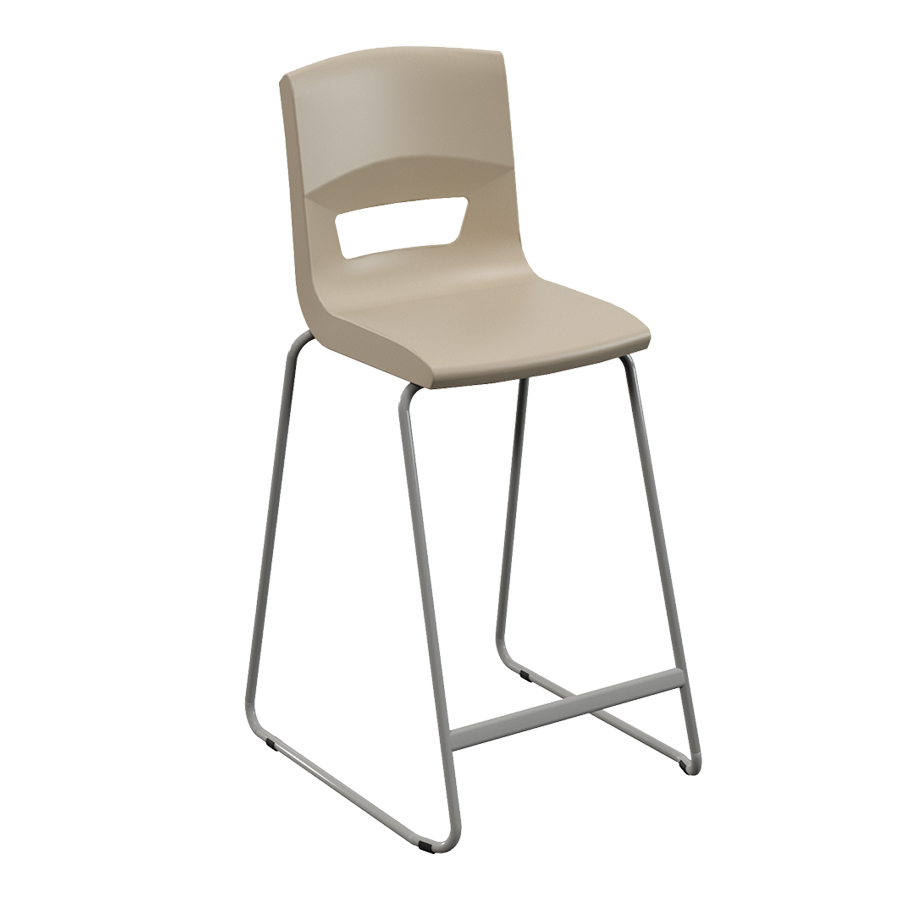 Postura+ High Back Stool - Naturals