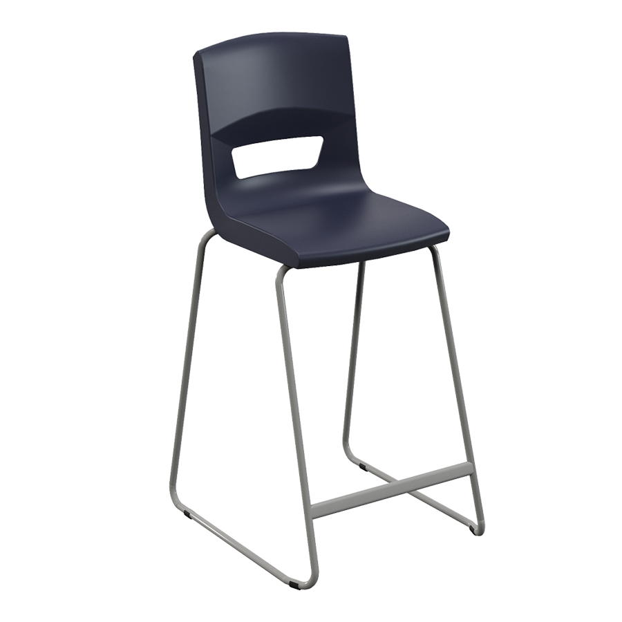 Postura+ High Back Stool - Naturals