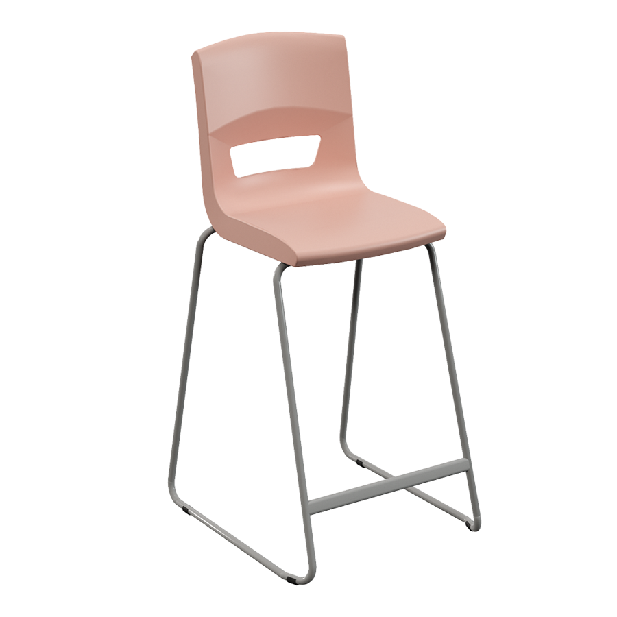 Postura+ High Back Stool - Naturals