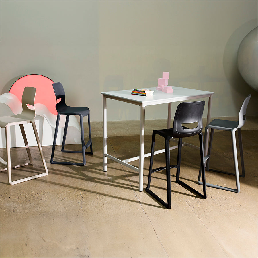 Postura+ One Piece High Back Stool