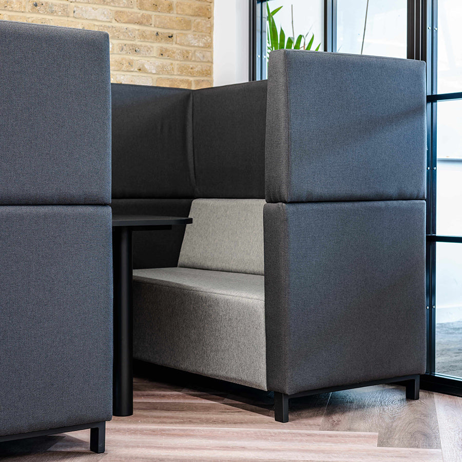 Brixton High Back Meeting Booth 2 Seater