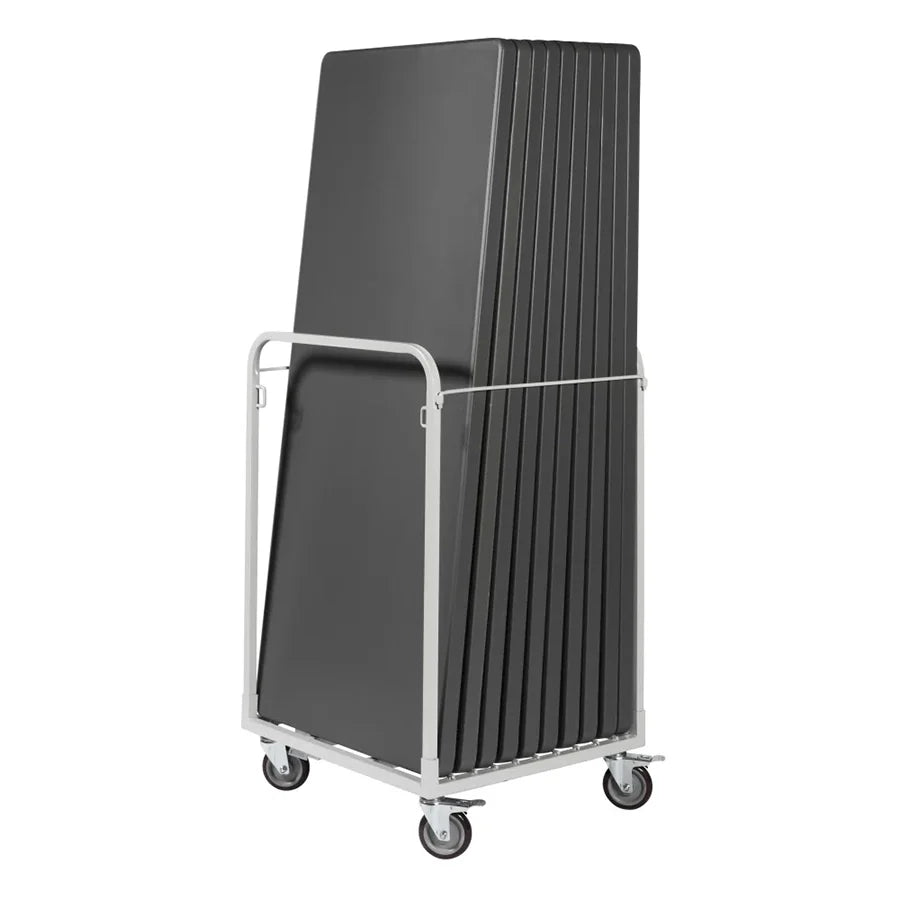 Basics Upright Poly Folding Table Trolley