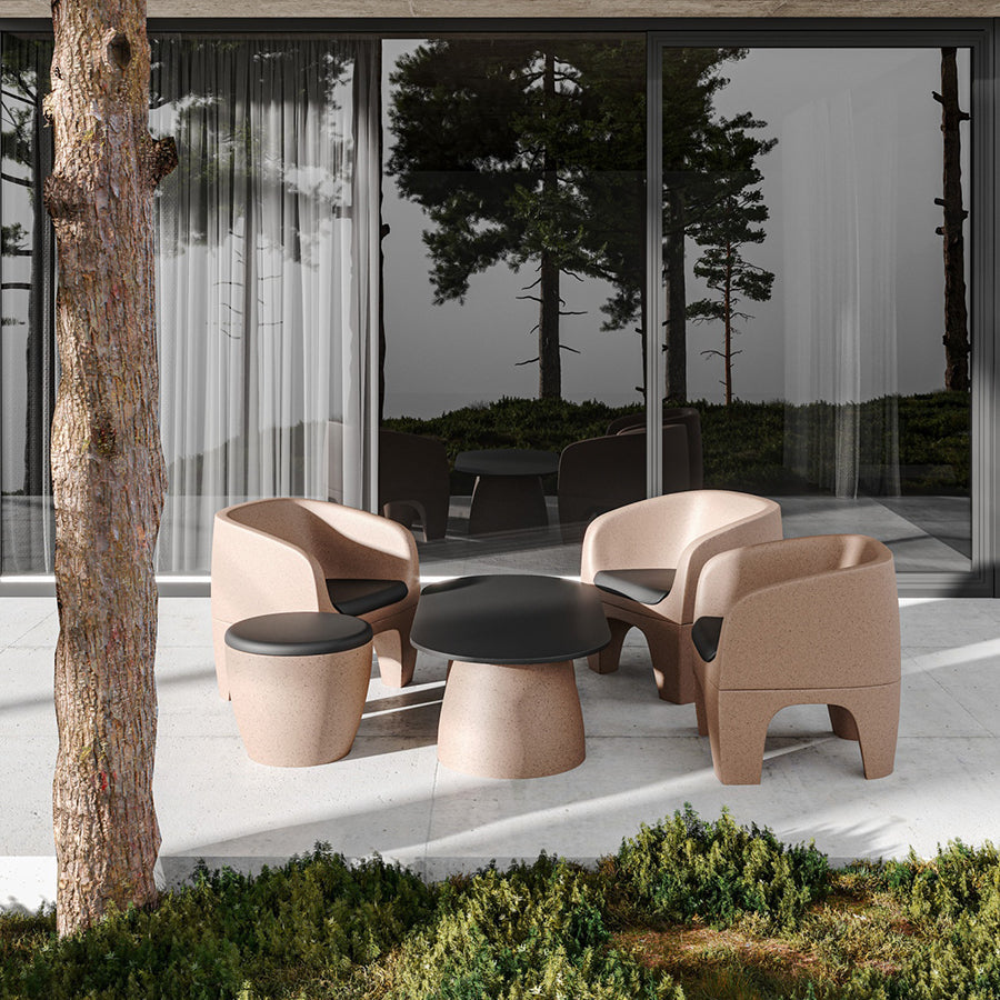 Gummy Bear Moulded Leg Outdoor Chair