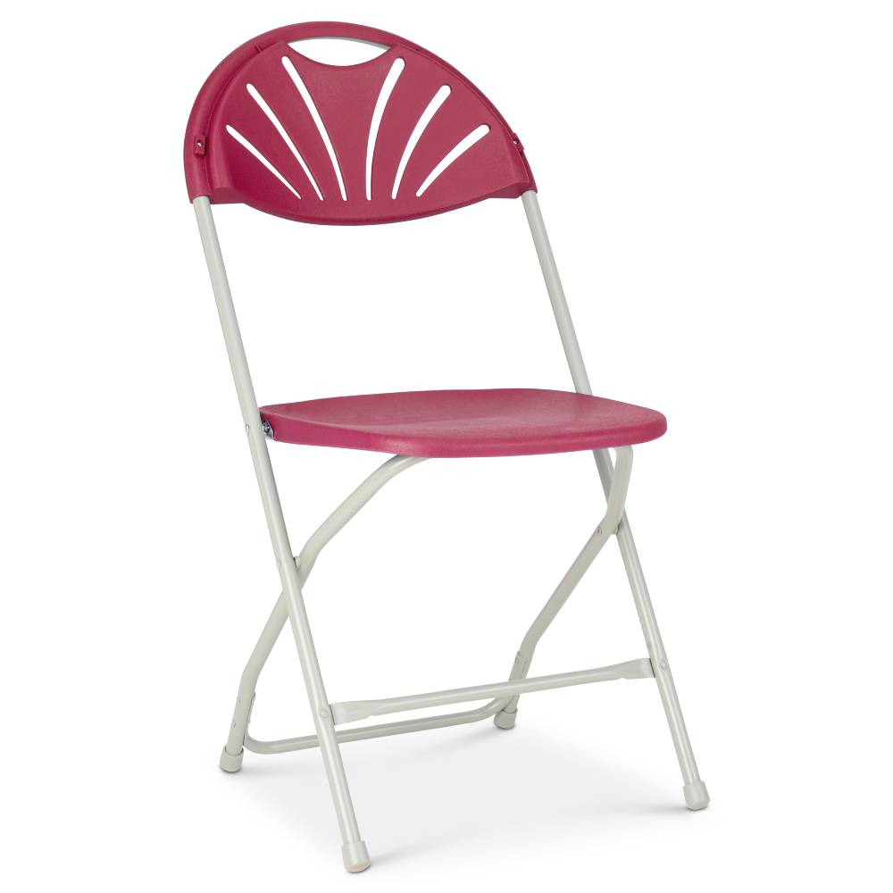 2000 Classic Lightweight Folding Chair Burgundy CF40010