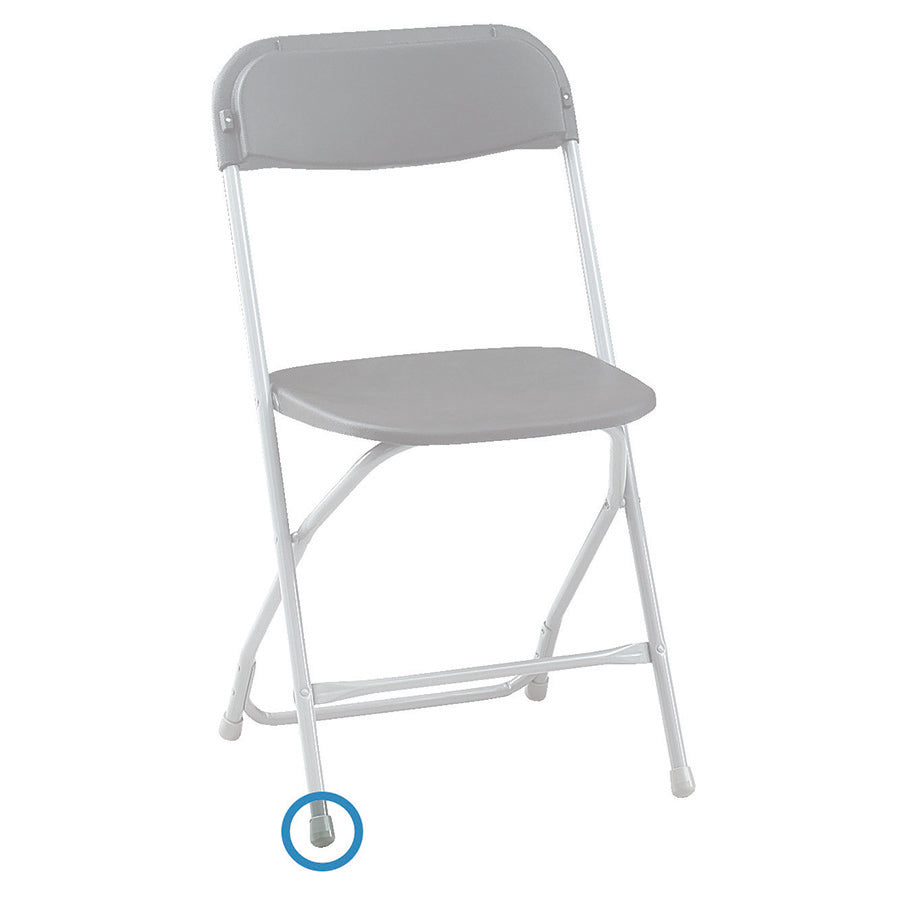 2200 Classic Lightweight Folding Chair Grey Spare Feet