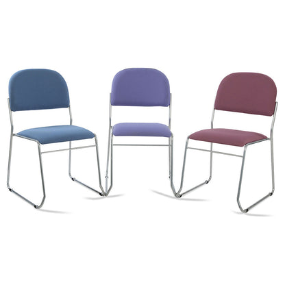 Elite Sled Base Stacking Upholstered Chair