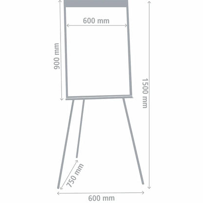 Non-Magnetic Telescopic Flip Chart Easel