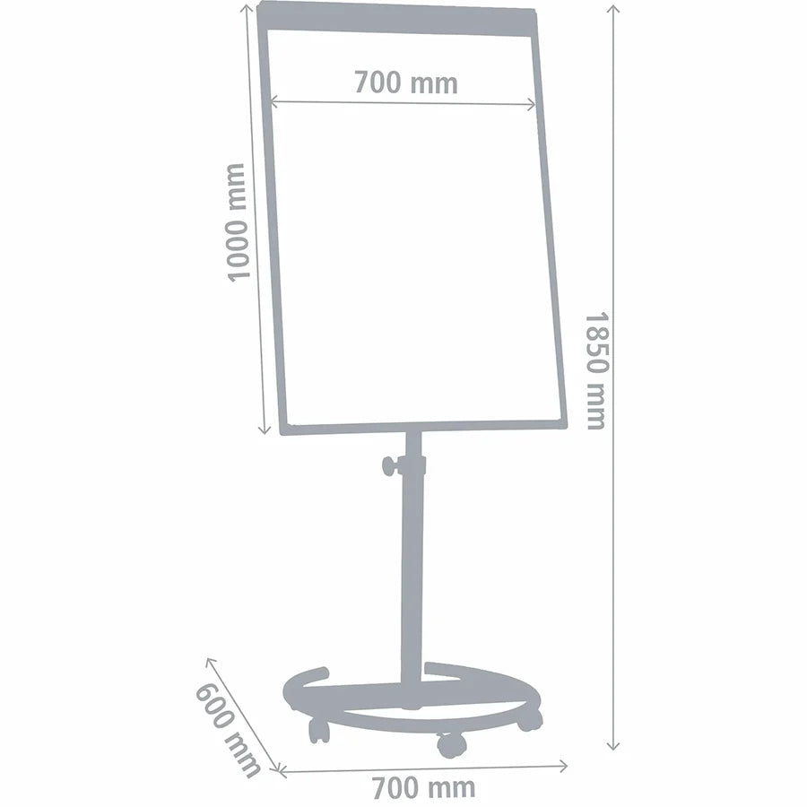 Non-Magnetic Mobile Round Base Easel