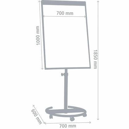 Non-Magnetic Mobile Round Base Easel
