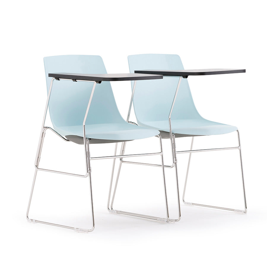 Arlo Shell Stacking Side Chair with Skid Frame