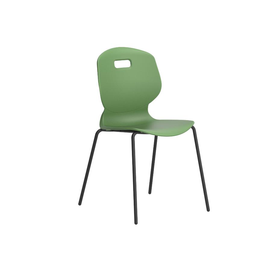 Arc 4 Leg Classroom Polypropylene Chair size 5 forest