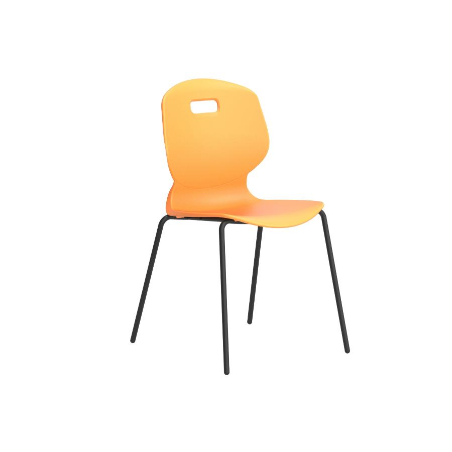 Arc 4 Leg Classroom Polypropylene Chair size 5 marigold