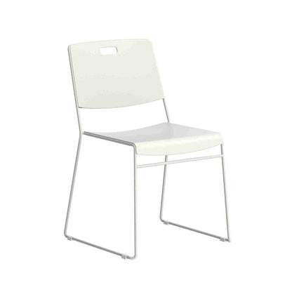 Arc High Density Stacking Chair White