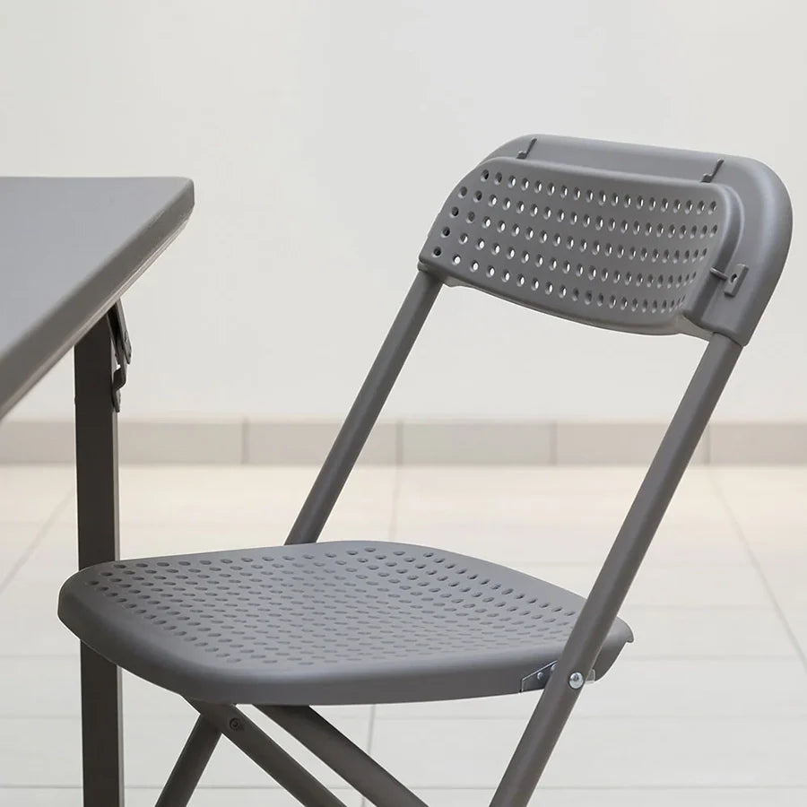 BigClassic x50 Folding Chairs & Trolley Bundle