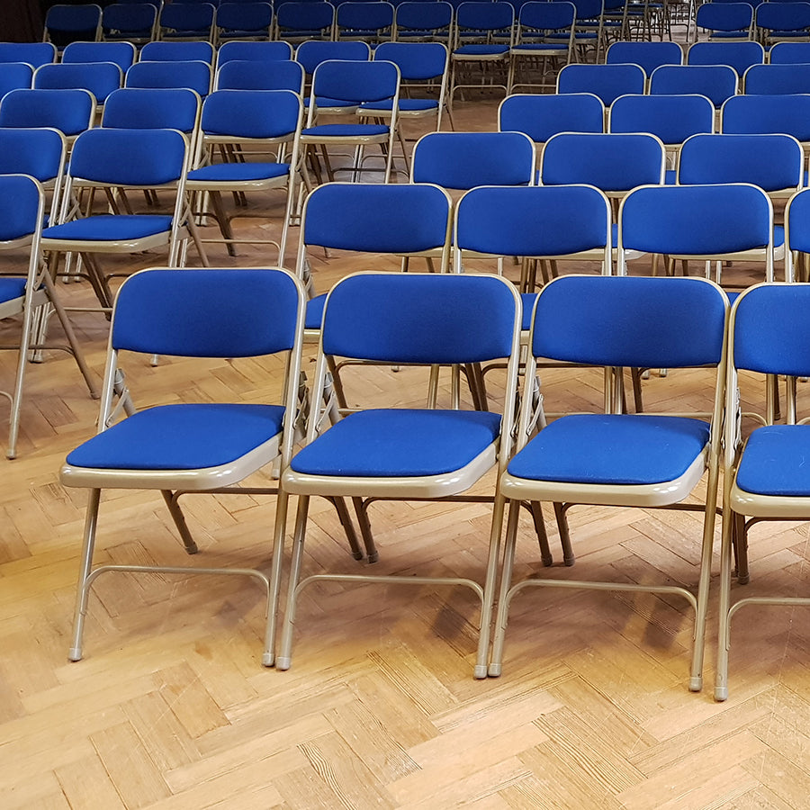 2700 Classic Steel Fully Upholstered Folding Chair
