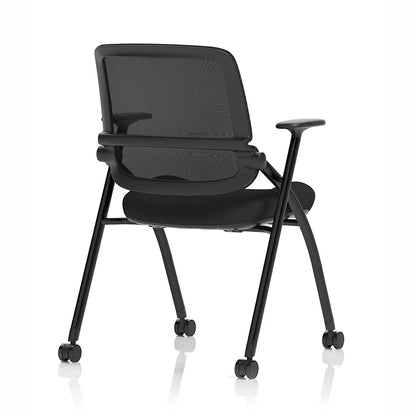 Capra Mesh Back Folding Office Training Chair Black 5