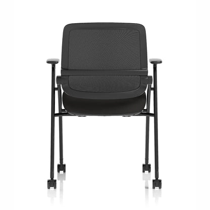 Capra Mesh Back Folding Office Training Chair Black 6
