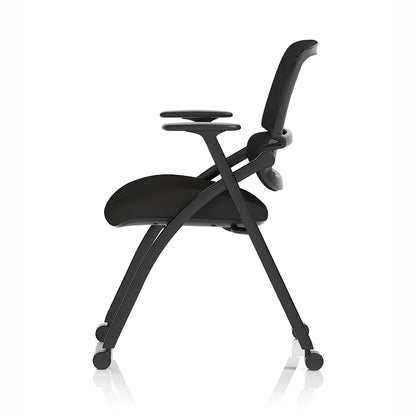 Capra Mesh Back Folding Office Training Chair Black 8