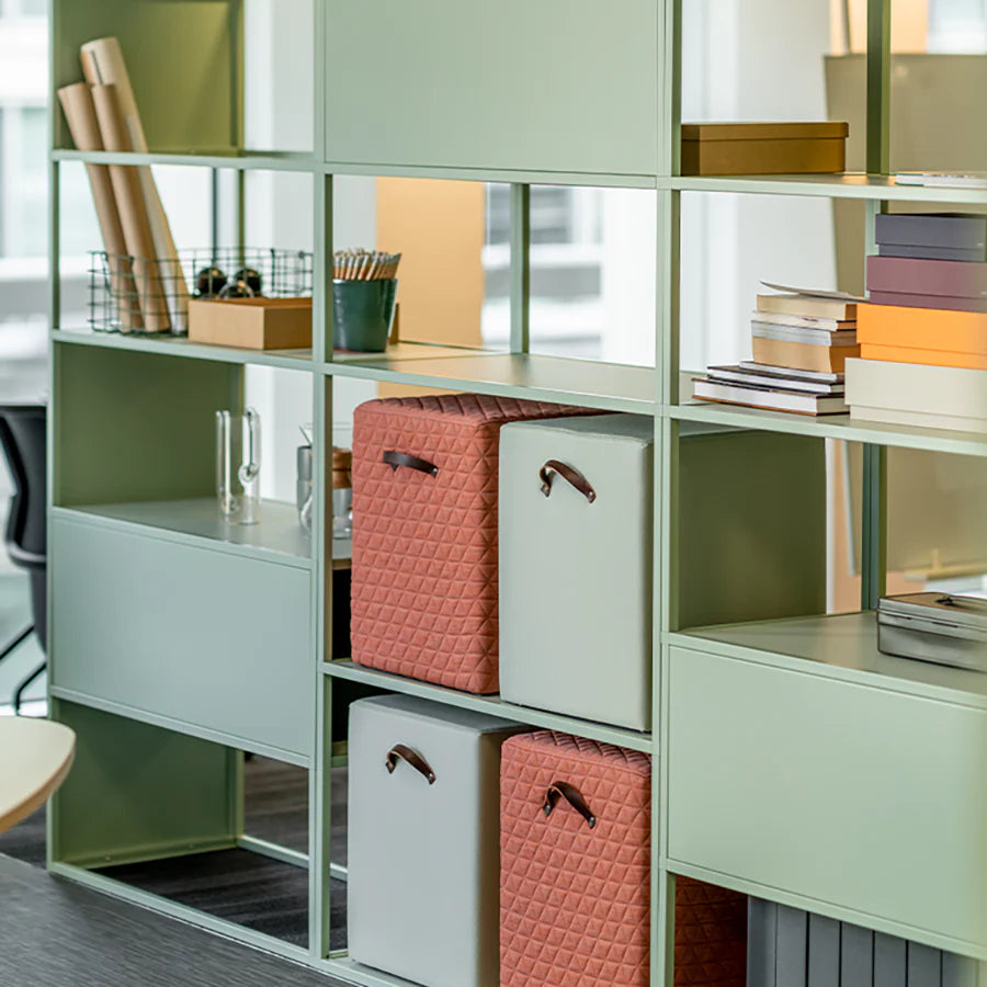 Colonnade Cube Square Pouffe