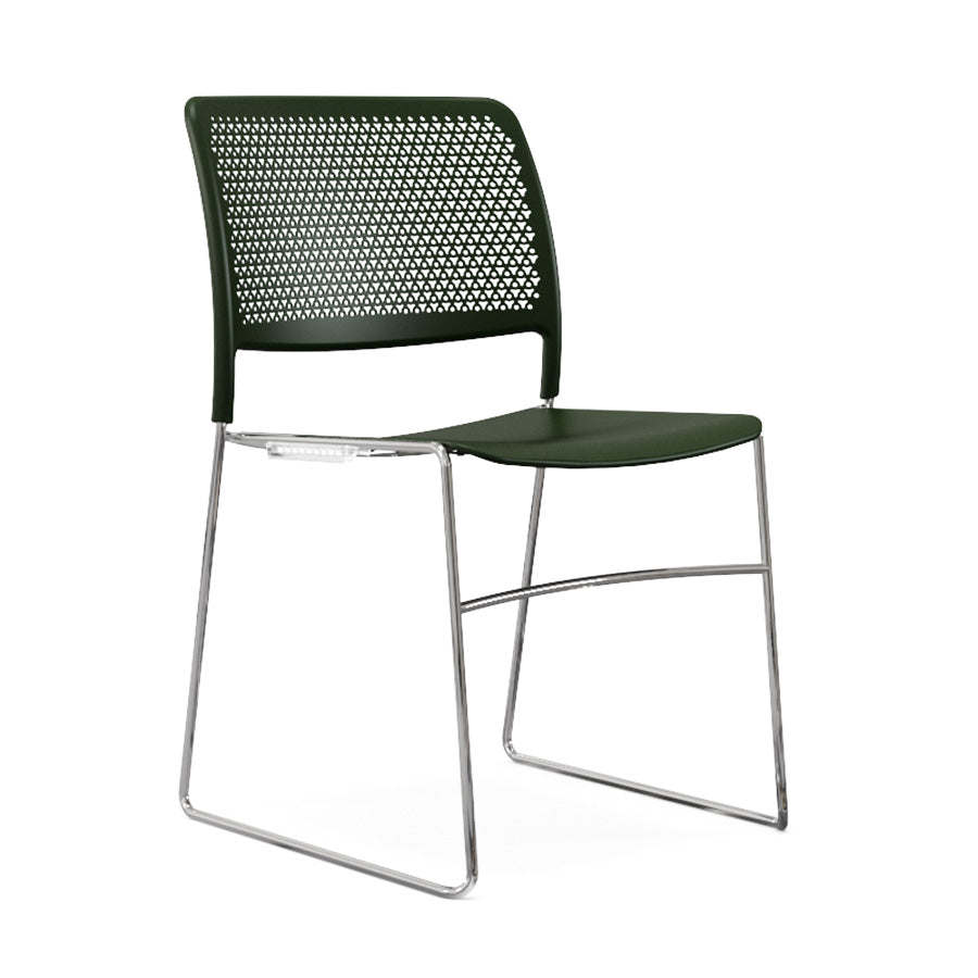 Grafton Stacking High Density Skid Base Chair