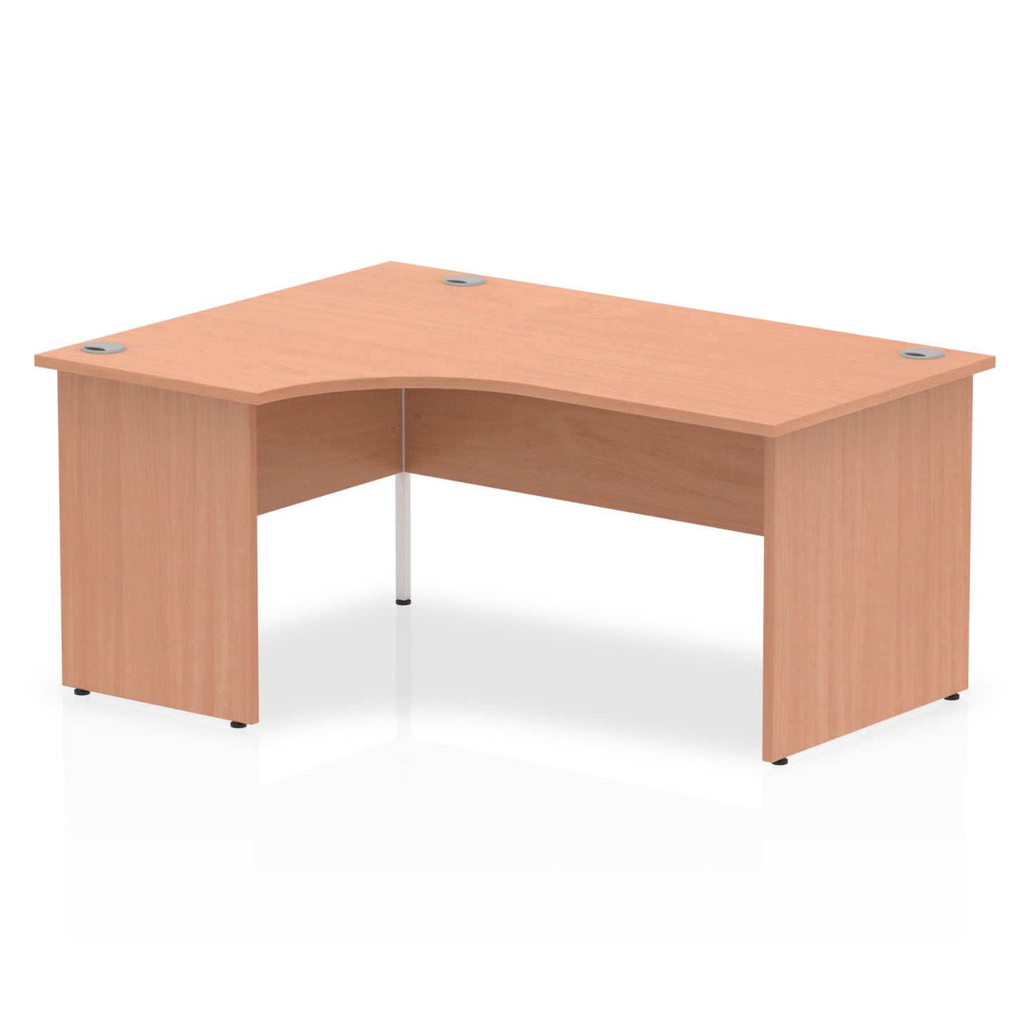 Impulse Panel End Crescent Desk W1600