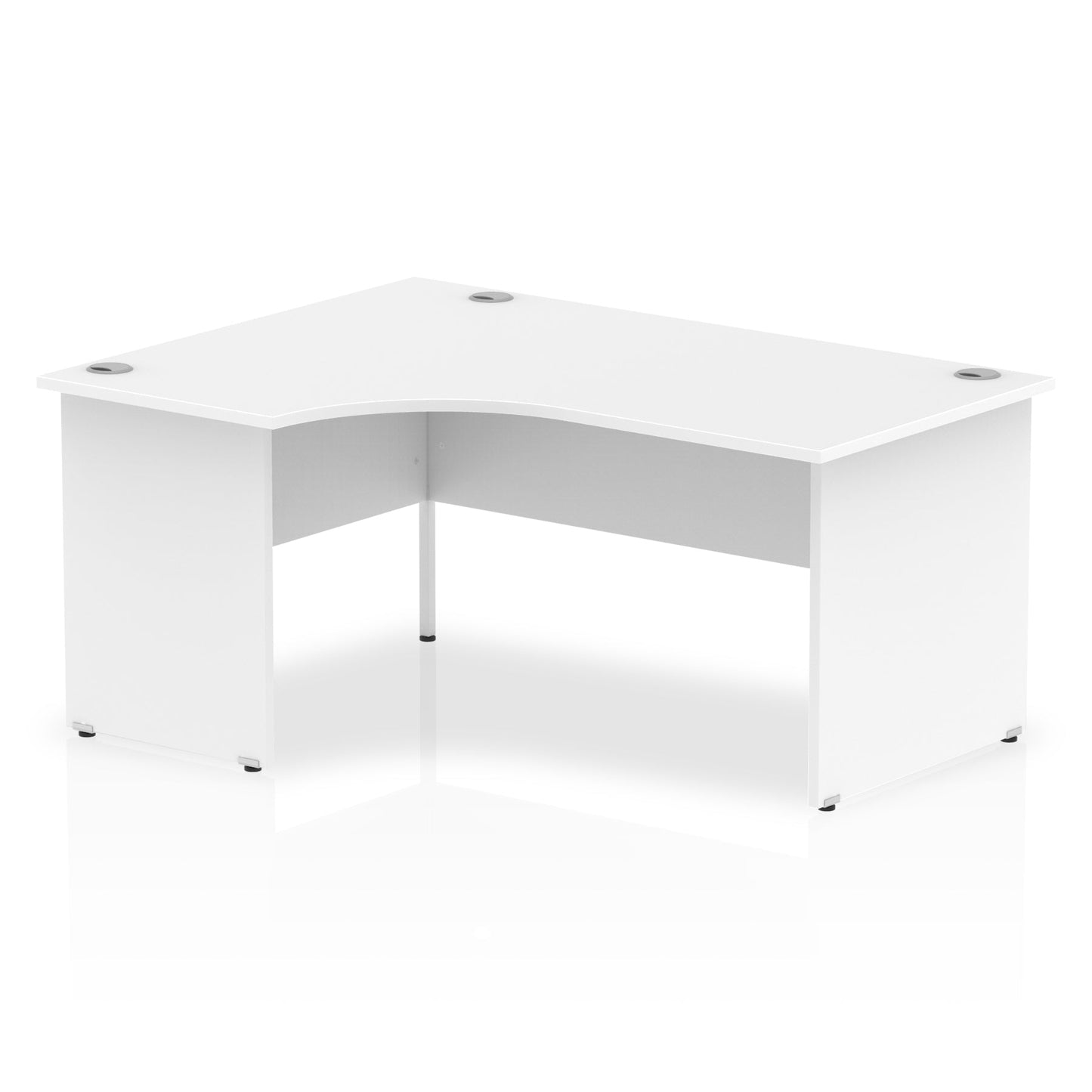 Impulse Panel End Crescent Desk W1600