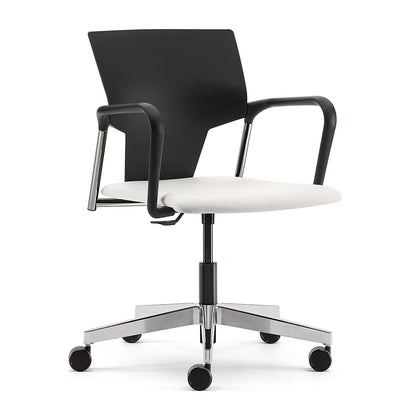 Ikon Swivel Chair with Upholstered Seat