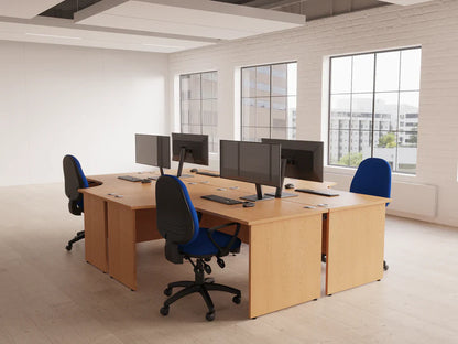 Impulse Panel End Crescent Desk W1600