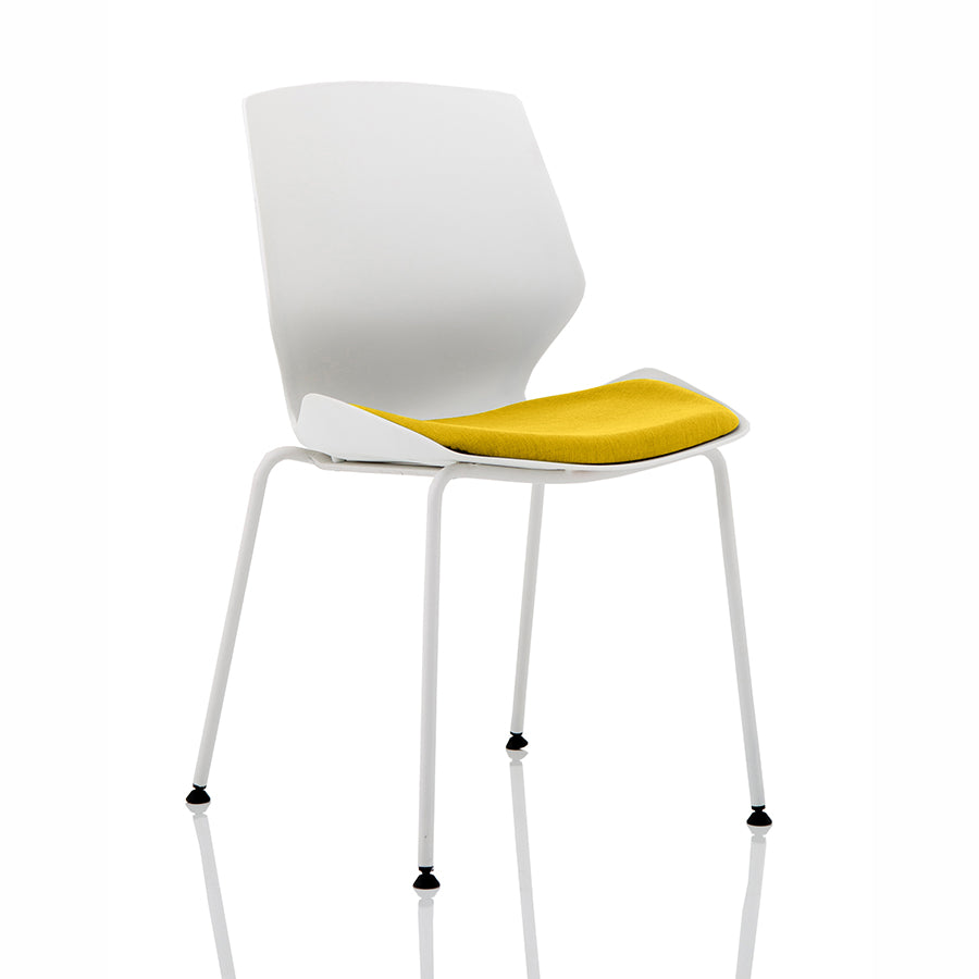 Florence 4 Leg Fabric Seat Visitor Chair