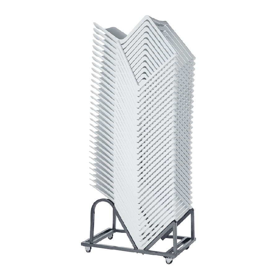 Kasar Stacking Side Chair Trolley