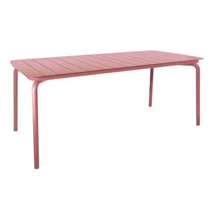 Breeze Aluminium Slatted Rectangular Table