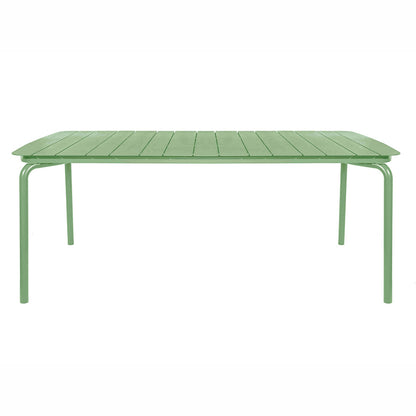 Breeze Aluminium Slatted Rectangular Table