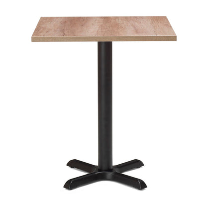 Phoenix Black Dining Base with 700mm Square or Round MFC Top
