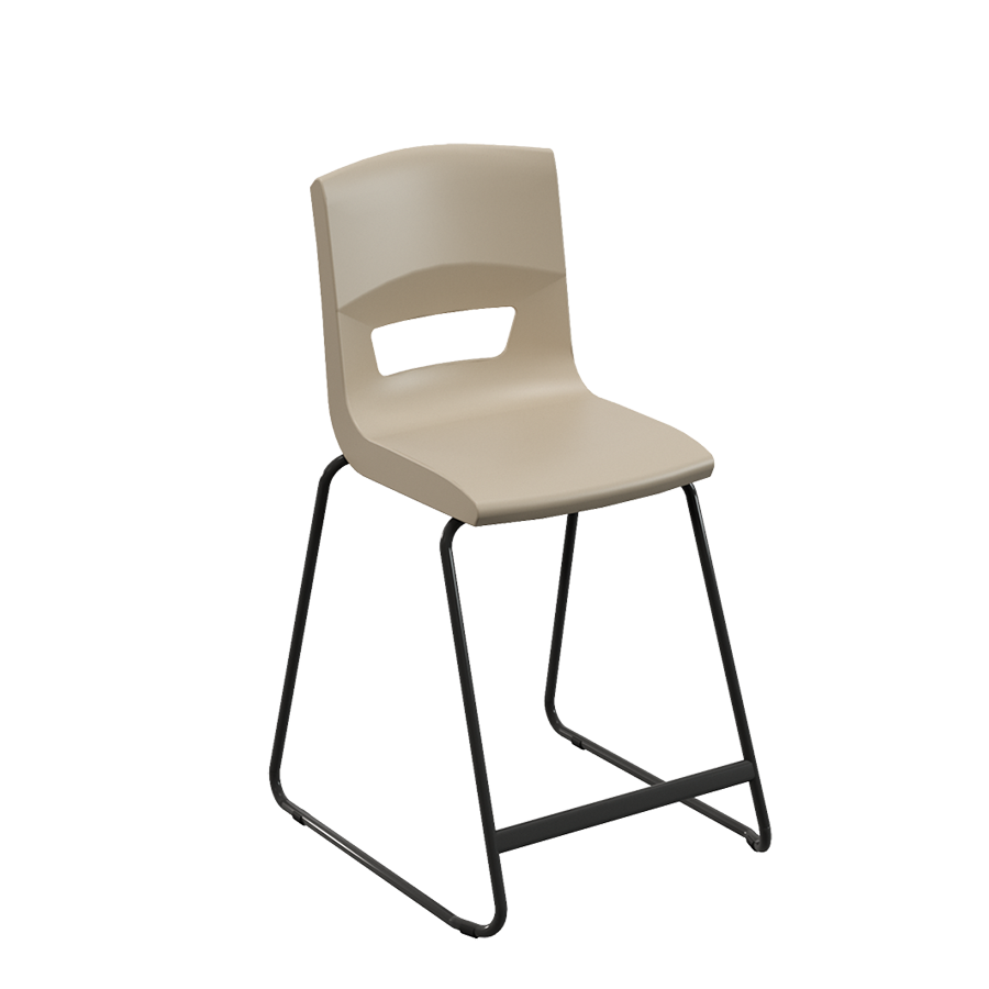 Postura+ High Back Stool - Naturals