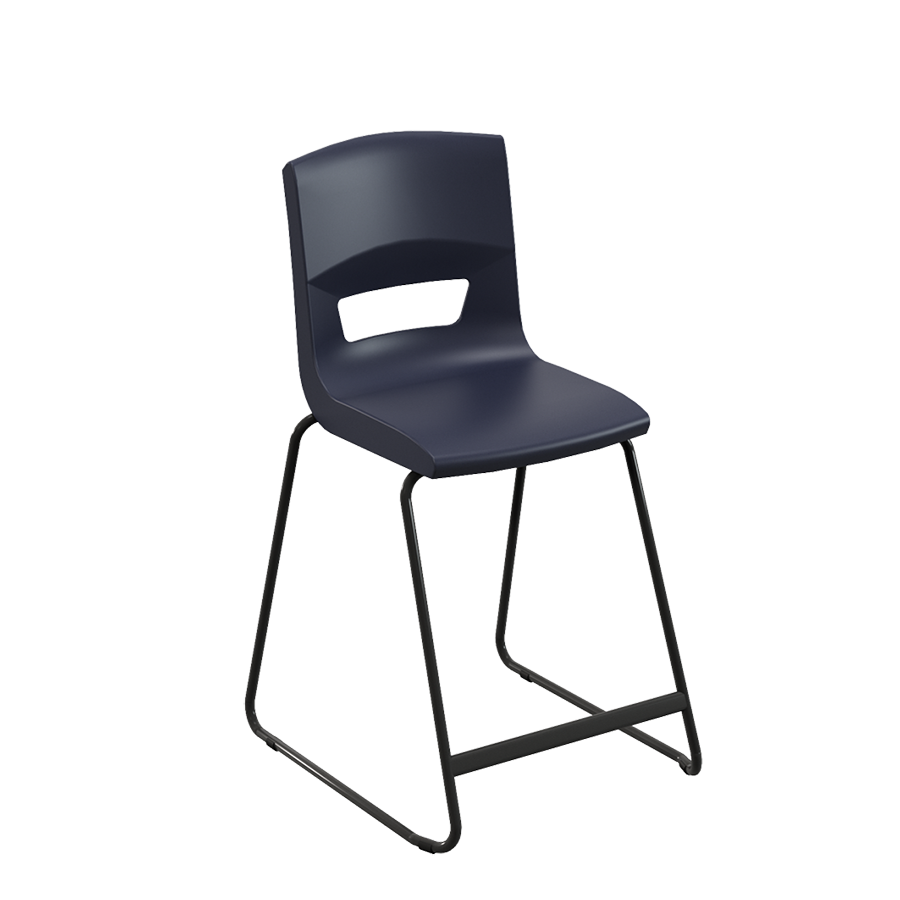 Postura+ High Back Stool - Naturals
