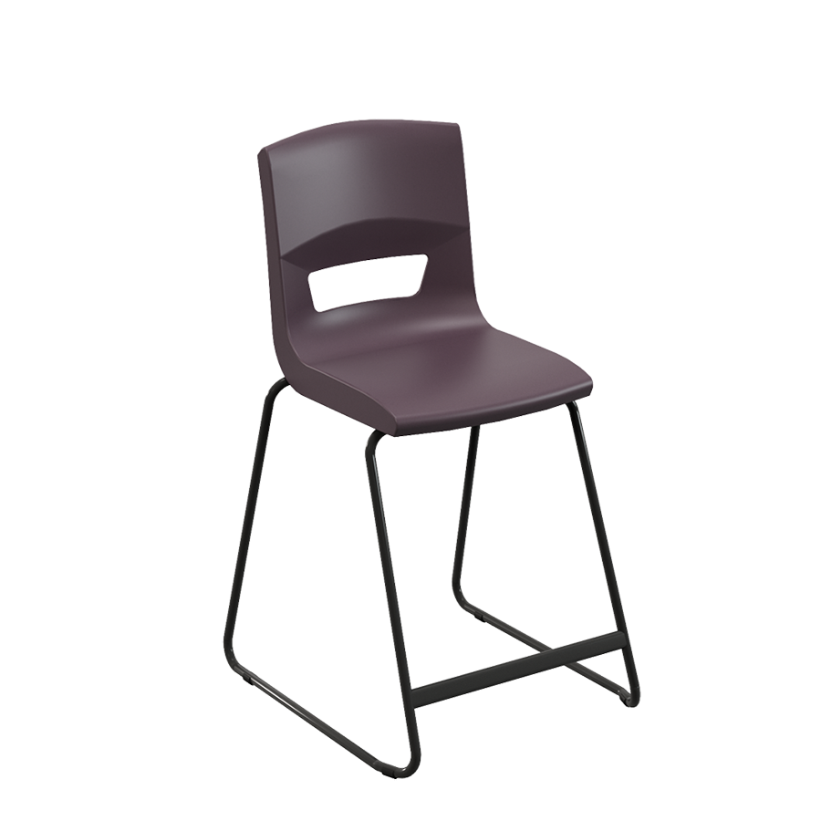 Postura+ High Back Stool - Naturals