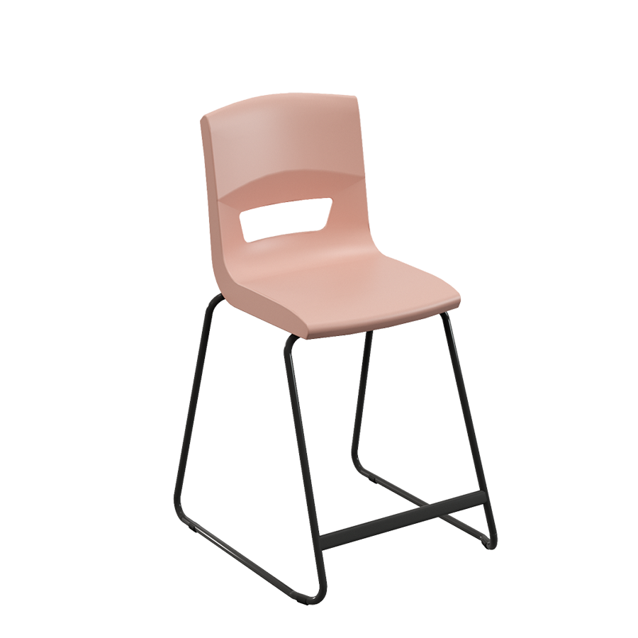 Postura+ High Back Stool - Naturals