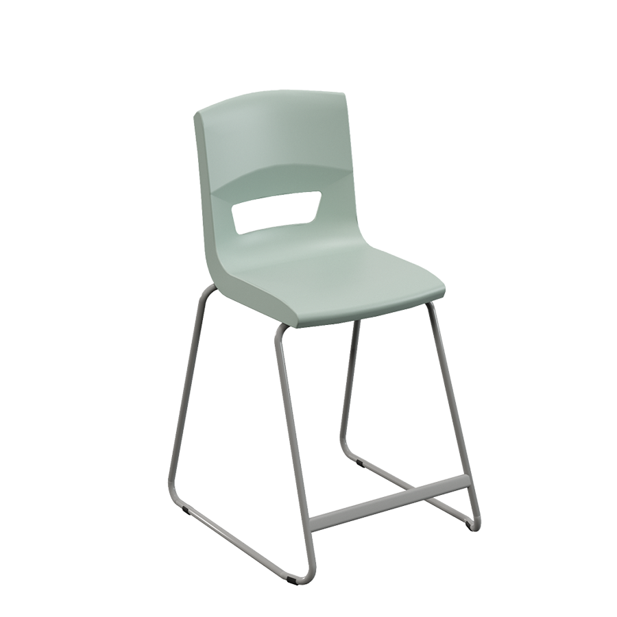 Postura+ High Back Stool - Naturals